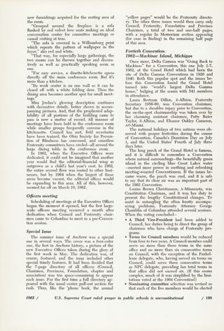 Executive Offices, Continued