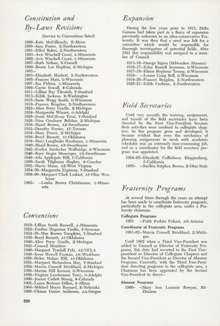 Fraternity Committees, Continued