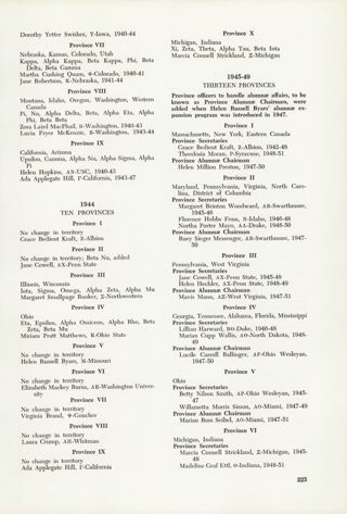the Provinces, Continued