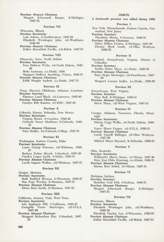 the Provinces, Continued