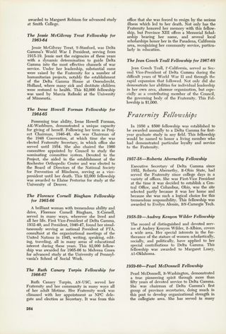 Fraternity Fellowships