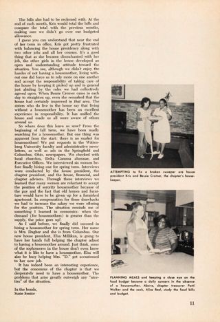 Gamma Rho - House Without a Housemother, Continued