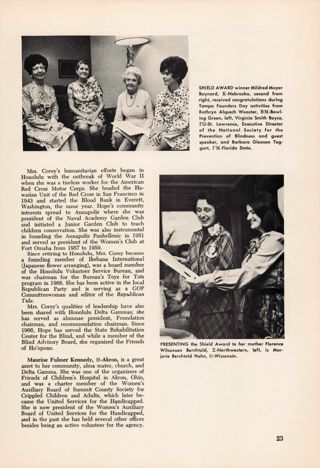 The Shield Award of Delta Gamma, Continued