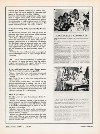 Comments Reflect Changing Times, Continued