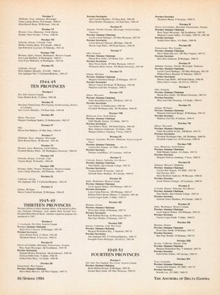 The Fraternity Government and Officers, Continued