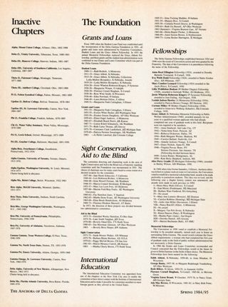 The Fraternity Government and Officers, Continued