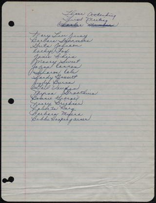 Those Attending First Meeting, c. 1970s