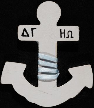 Eta Omega Chapter Anchor Ornament, 2021