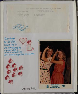 Heather Back Delta Gamma Scrapbook, Page 2