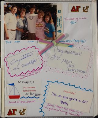 Heather Back Delta Gamma Scrapbook, Page 3