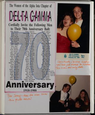 Heather Back Delta Gamma Scrapbook, Page 13