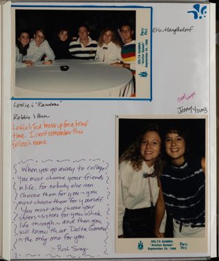 Heather Back Delta Gamma Scrapbook, Page 15