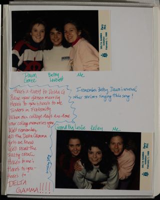 Heather Back Delta Gamma Scrapbook, Page 24