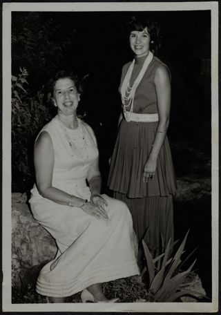 Shirley Ramsour and Gloria Dobbs at Convention Photograph, June 1970