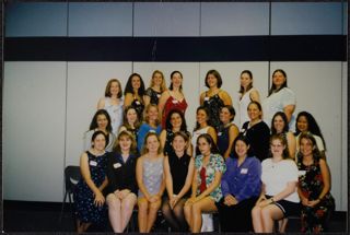 Eta Delta Chapter Charter Members Group Photograph 1, April 20, 1999