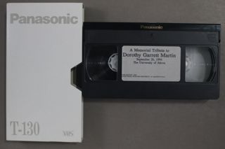 A Memorial Tribute to Dorothy Garrett Martin Video, September 23, 1994