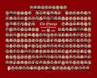 Rho Alpha Chapter Composite Photograph, 2019-2020