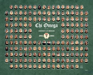 Rho Alpha Chapter Composite Photograph, 2002-2003