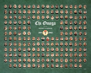 Rho Alpha Chapter Composite Photograph, 2001-2002