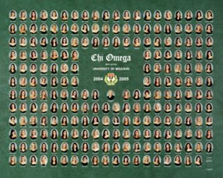Rho Alpha Chapter Composite Photograph, 2004-2005