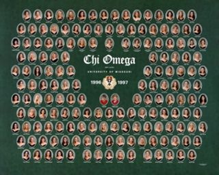 Rho Alpha Chapter Composite Photograph, 1996-1997