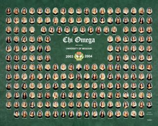 Rho Alpha Chapter Composite Photograph, 2003-2004
