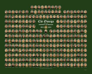 Rho Alpha Chapter Composite Photograph, 2012-2013