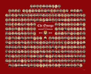 Rho Alpha Chapter Composite Photograph, 2014-2015