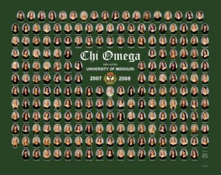 Rho Alpha Chapter Composite Photograph, 2007-2008