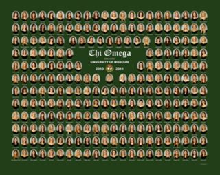 Rho Alpha Chapter Composite Photograph, 2010-2011