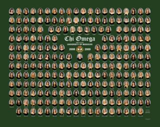 Rho Alpha Chapter Composite Photograph, 2008-2009