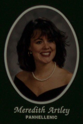 Rho Alpha Chapter Composite Detail, Meredith Artley, 1994-1995