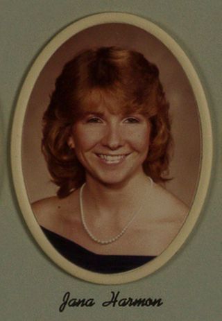 Rho Alpha Chapter Composite Detail, Jana Harmon, 1984-1985