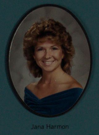 Rho Alpha Chapter Composite Detail, Jana Harmon, 1985-1986