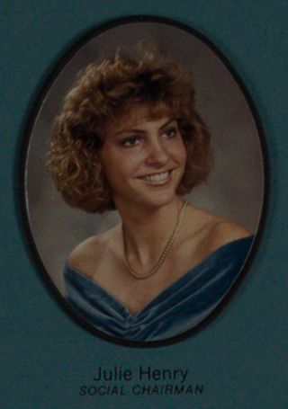 Rho Alpha Chapter Composite Detail, Julie Henry, 1985-1986