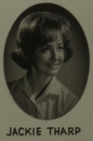 Rho Alpha Chapter Composite Detail, Jackie Tharp, 1963-1964