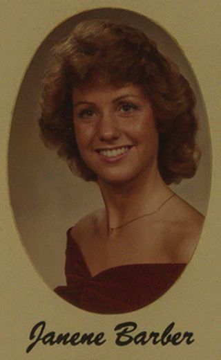 Rho Alpha Chapter Composite Detail, Janene Barber, 1983-1984