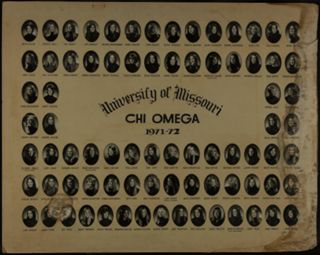 Rho Alpha Chapter Composite Photograph, 1971-1972