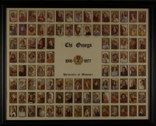 Rho Alpha Chapter Composite Photograph, 1976-1977