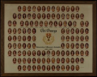 Rho Alpha Chapter Composite Photograph, 1981-1982