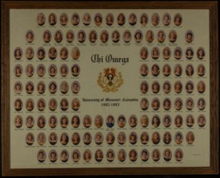 Rho Alpha Chapter Composite Photograph, 1982-1983