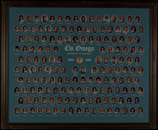 Rho Alpha Chapter Composite Photograph, 1988-1989