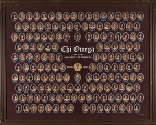 Rho Alpha Chapter Composite Photograph, 1989-1990