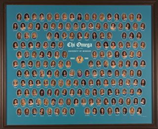 Rho Alpha Chapter Composite Photograph, 1990-1991