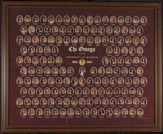Rho Alpha Chapter Composite Photograph, 1992-1993