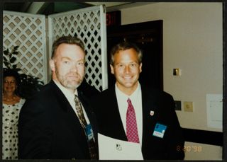 Tony Hodgson and Patrick M. Carney Photograph, August 20, 1998