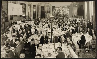 Zeta Psi Fraternity Centennial Banquet Photograph, June 28, 1947