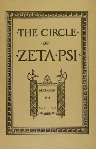 The Circle of Zeta Psi, Vol. X, No. 3, December 1918
