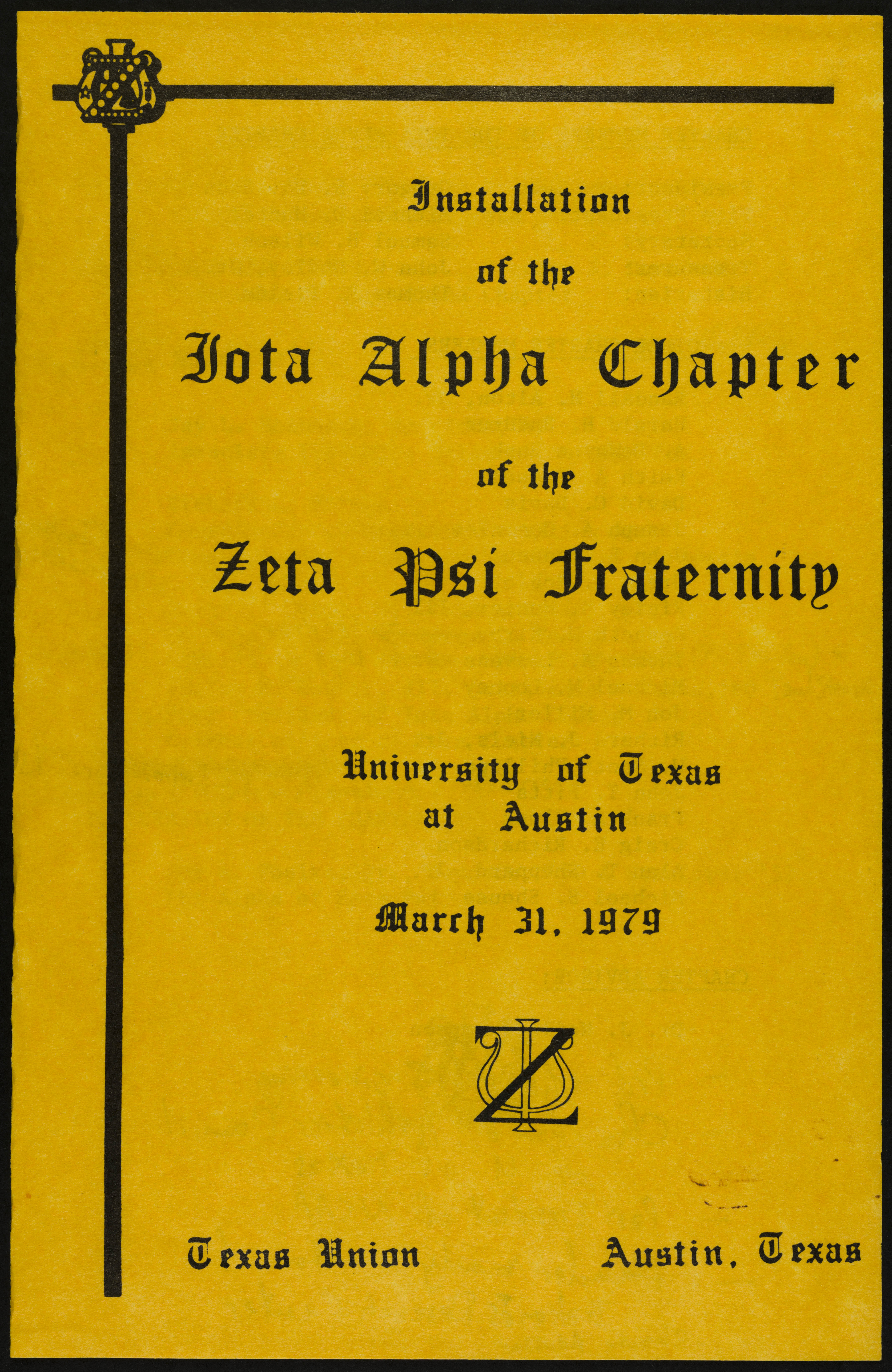 Iota Alpha Chapter Founded