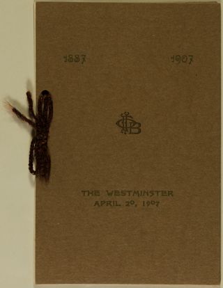 Gamma Phi Beta Event Program, April 20, 1907